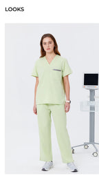 New Style——Women's Light Green Straight Leg Scrub Pants— Premium Stretch & Wrinkle-Resistant Fabric | CITRESS