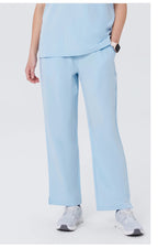 New Style——Women's Light Blue V-Neck Scrub Top — Premium Stretch & Wrinkle-Resistant Fabric | CITRESS