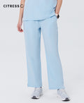 Damen-Kasackhose mit geradem Bein in Lila