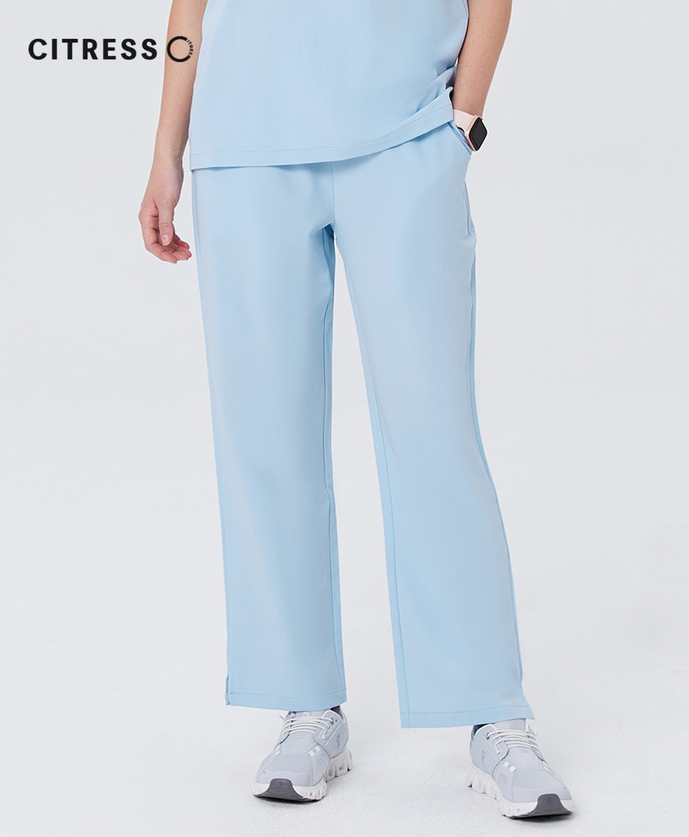 Damen-Kasackhose mit geradem Bein in Lila
