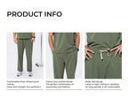 CITRESS green scrub pants details: fabric, fit and functional design for male healthcare workers