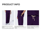 CITRESS purple scrub pants details: fabric, fit and functional design for male healthcare workers