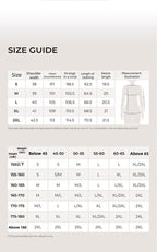 CITRESS grey scrub set size chart, women's medical uniform size guide