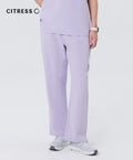 Damen-Kasackhose mit geradem Bein in Lila