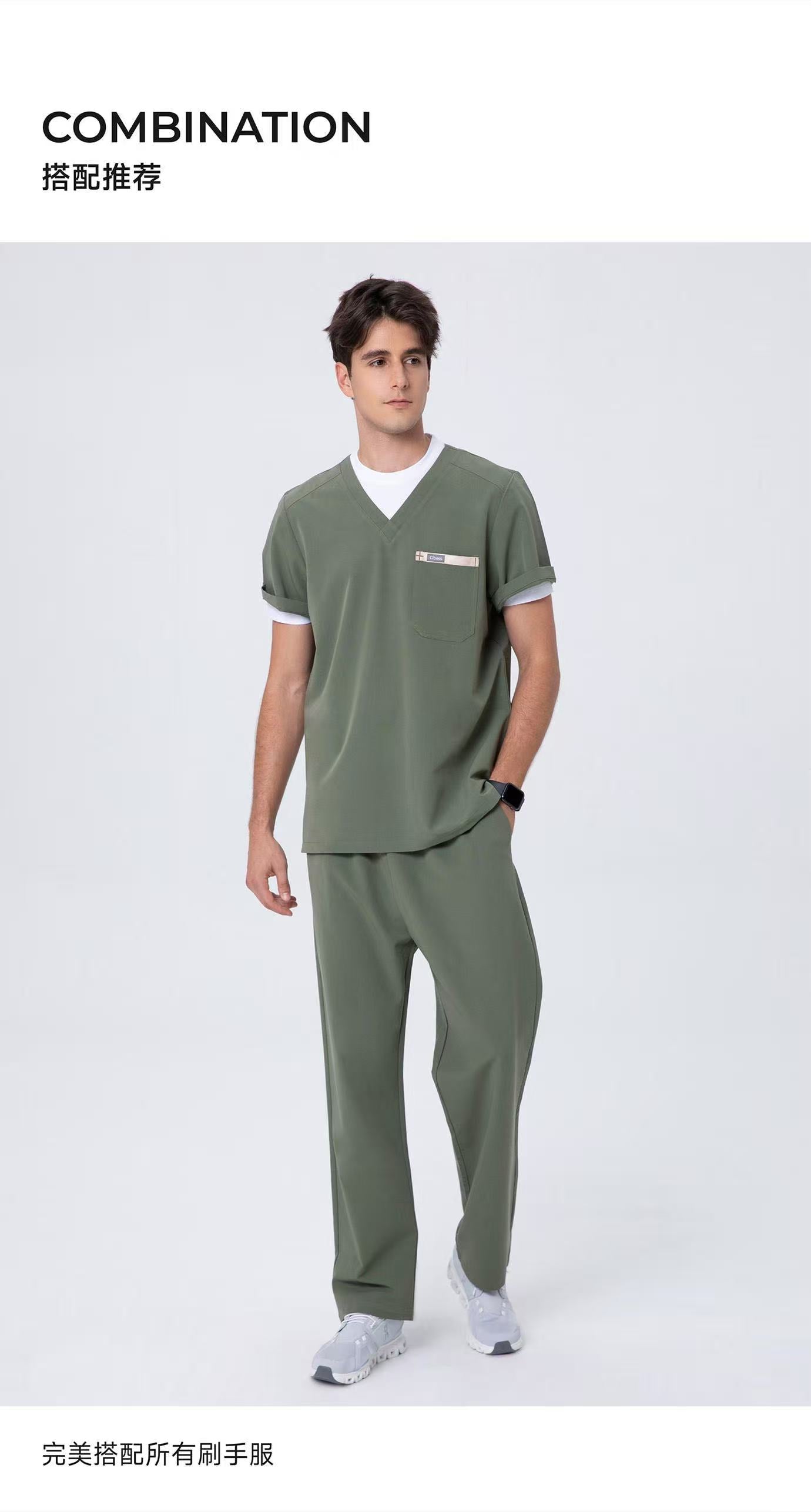 Men's White Short-Sleeve T-Shirt--wicking and sweat-absorbing properties designed for all-day comfort